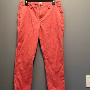 GAP Girlfriend Khaki Chino Pants Womens Size 10 Light Pink Straight